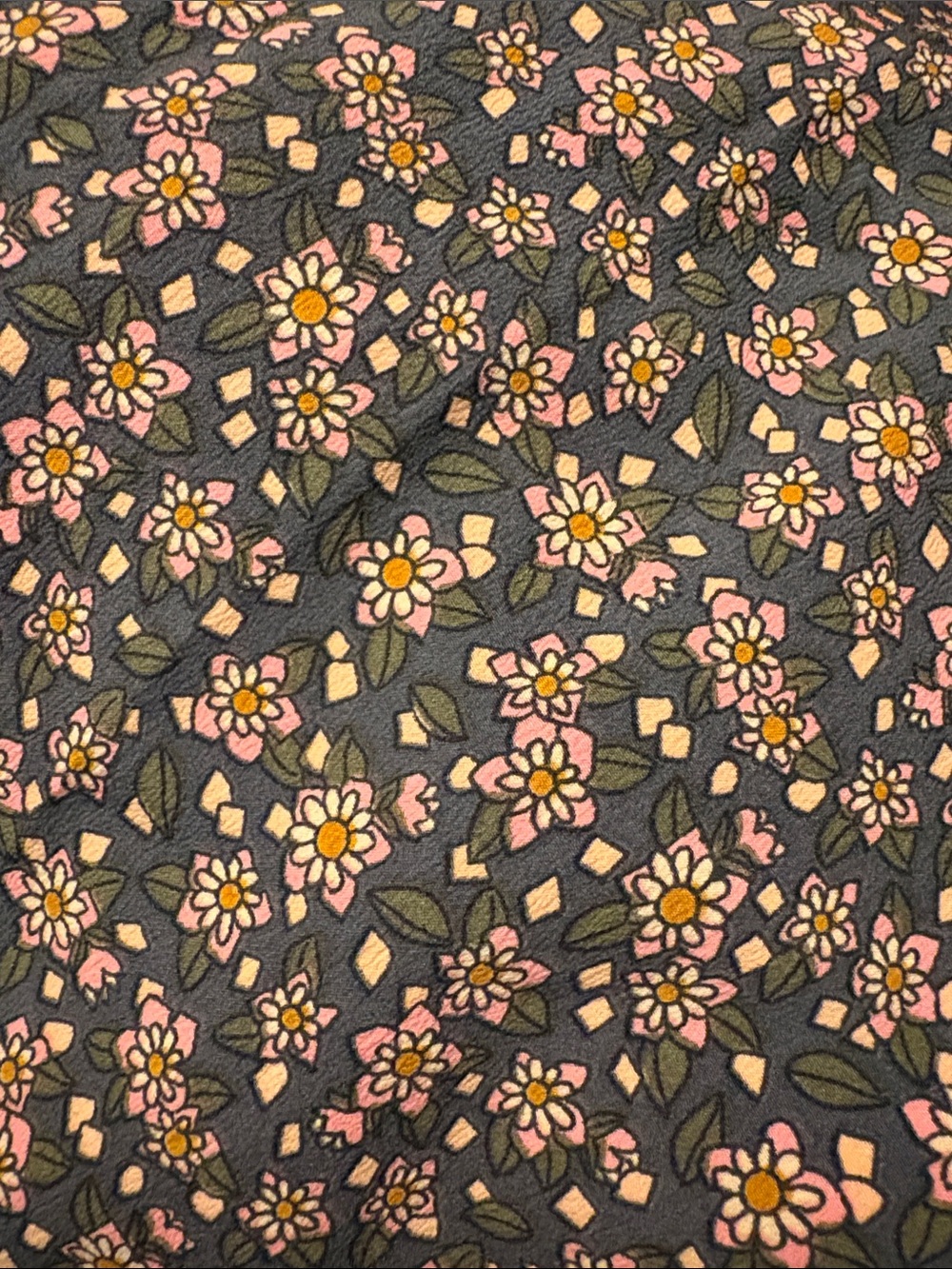 NATURAL LIFE Daisy Print Maxi Dress with lace trim neckline - Picture 7 of 7